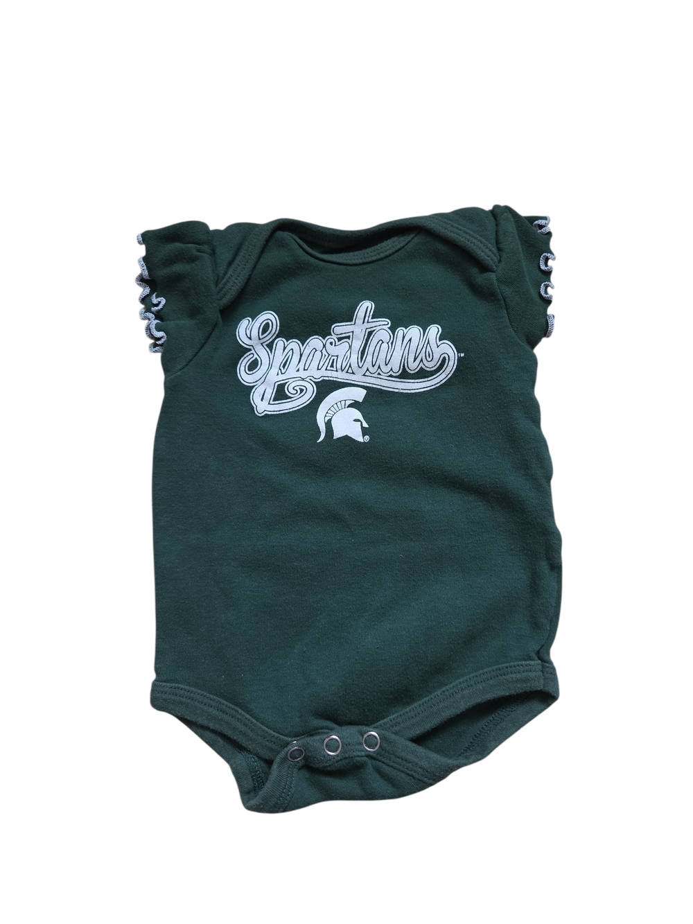 0-3 Month Infant Spartans Body Suit - Dark Green